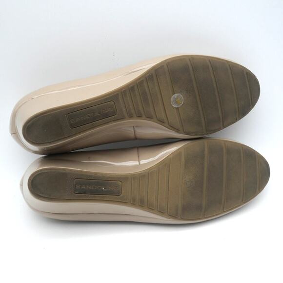 NEW Bandolino Women's 6 Tad Patent Wedge Heels Shoes Pumps - Picture 8 of 8